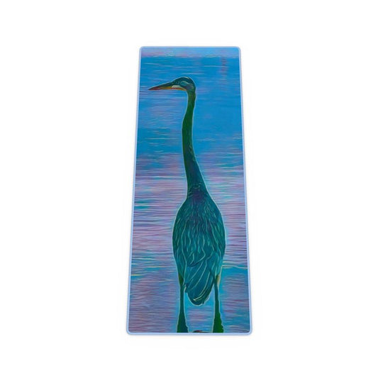 Crane at Sunset Yoga Mat