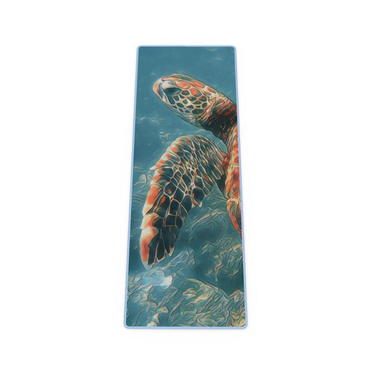 Galapagos Sea Turtle Yoga Mat